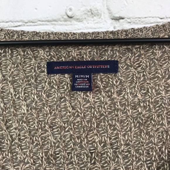 American Eagle V Neck Pullover Sweater - Picture 2 of 6